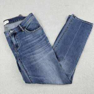 Hatch Women's Boyfriend Jeans in Blue